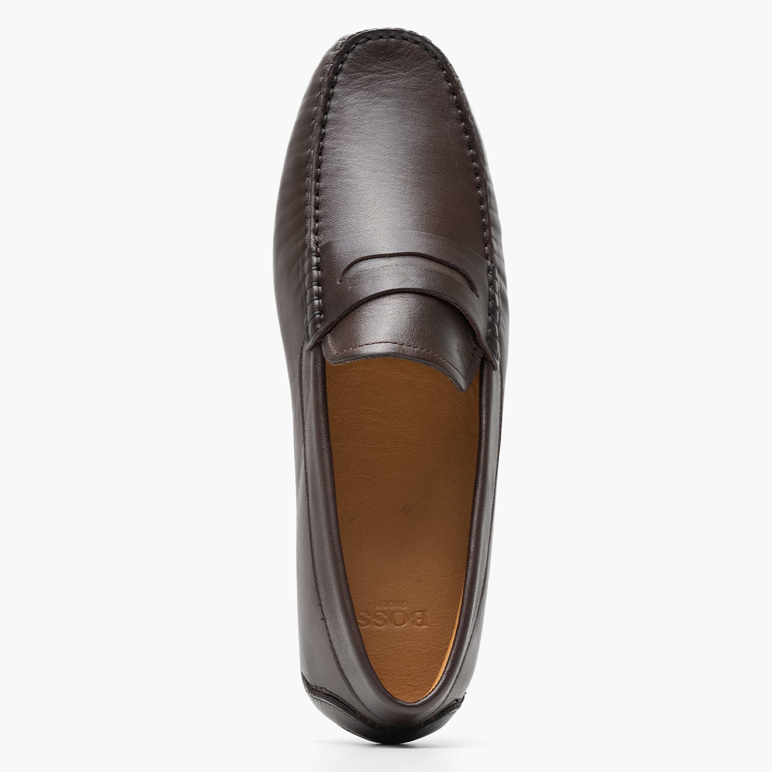 Ανδρικά Μοκασίνια B7768 Καφέ Δέρμα Boss shoes Ανδρικά Μοκασίνια B7768 Καφέ Δέρμα Boss shoes