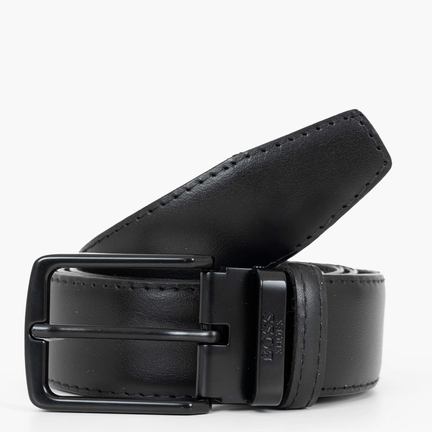 Ανδρικές Ζώνες BB003 Μαύρο Δέρμα Boss shoes