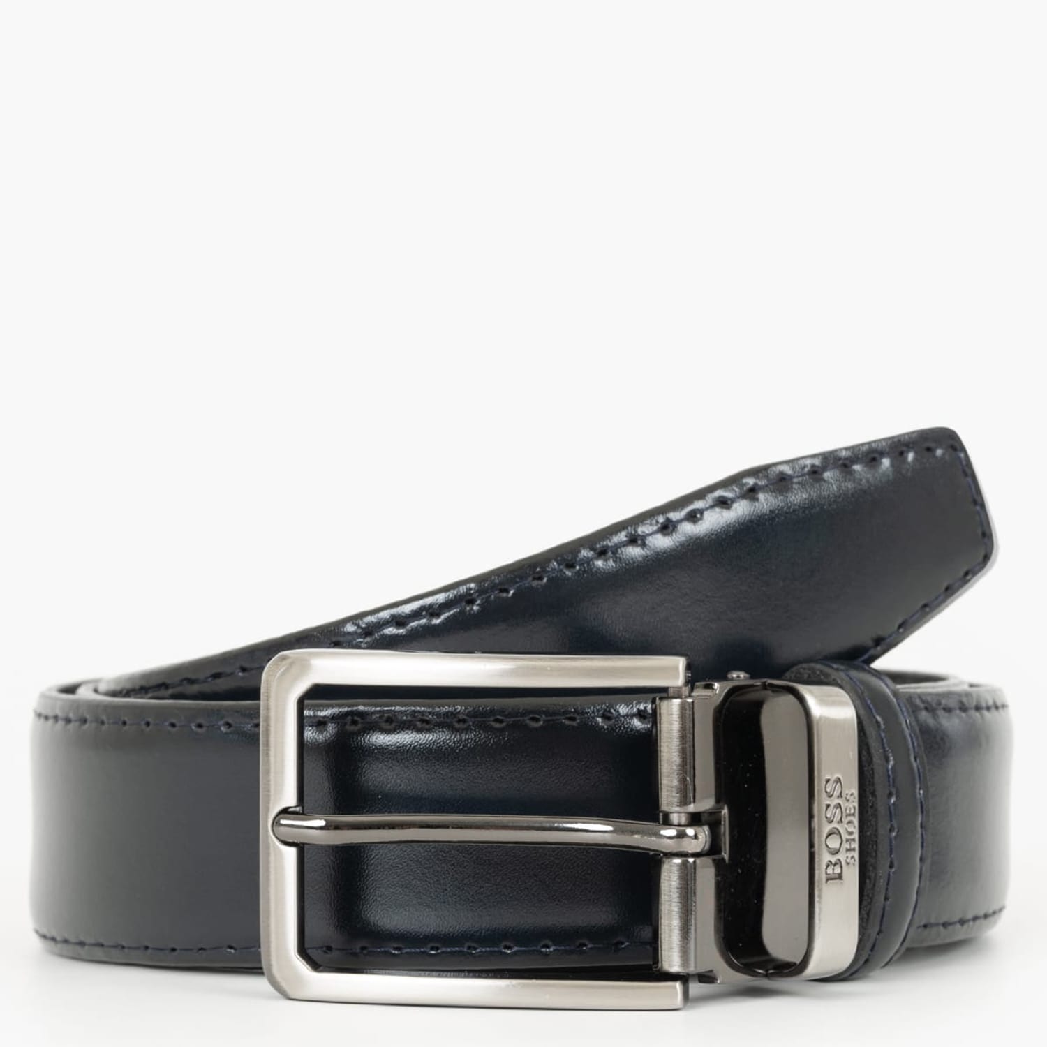 Ανδρικές Ζώνες BB005 Μπλε Δέρμα Boss shoes