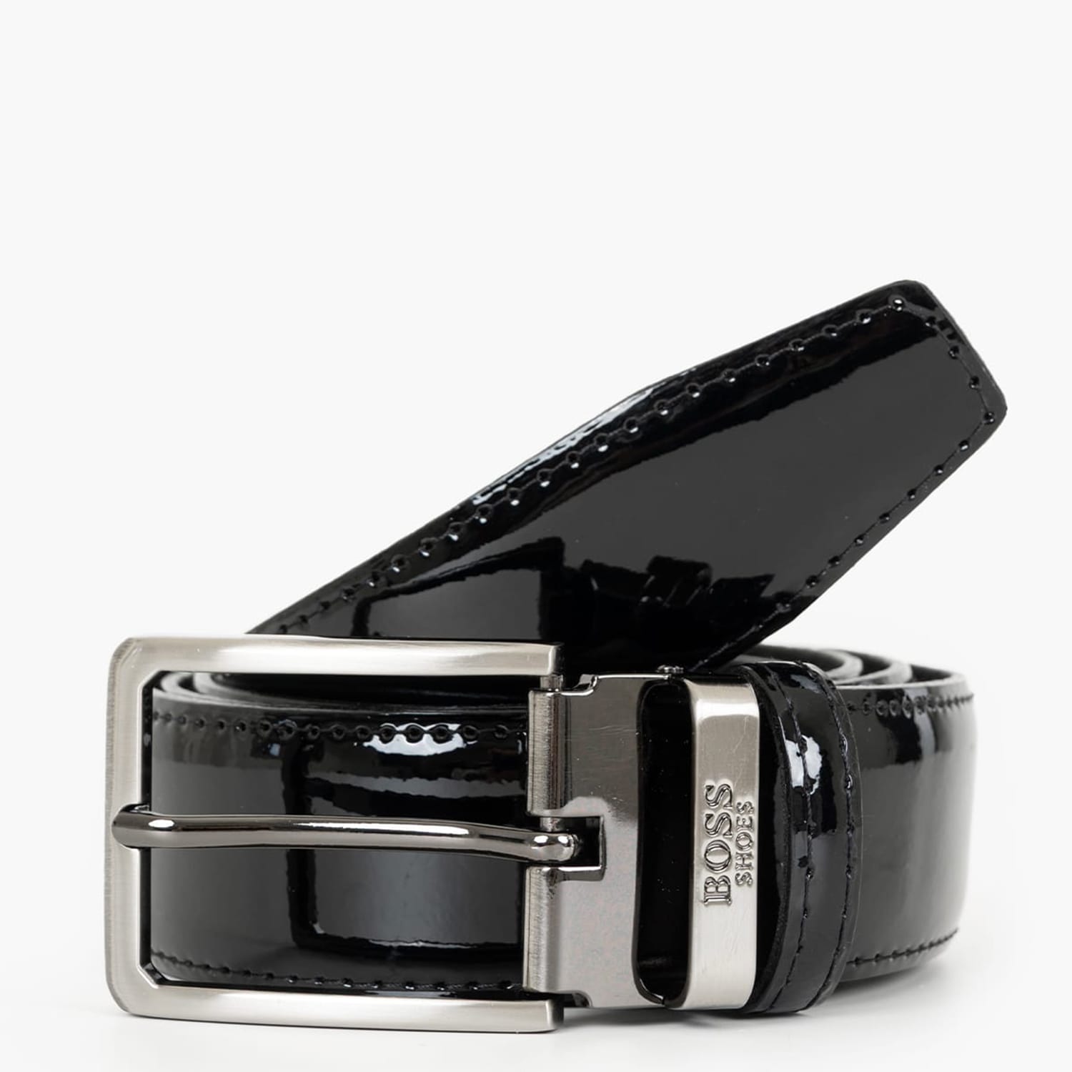 Men Belts BB008 Black Patent Leather Boss shoes Men Belts BB008 Black Patent Leather Boss shoes
