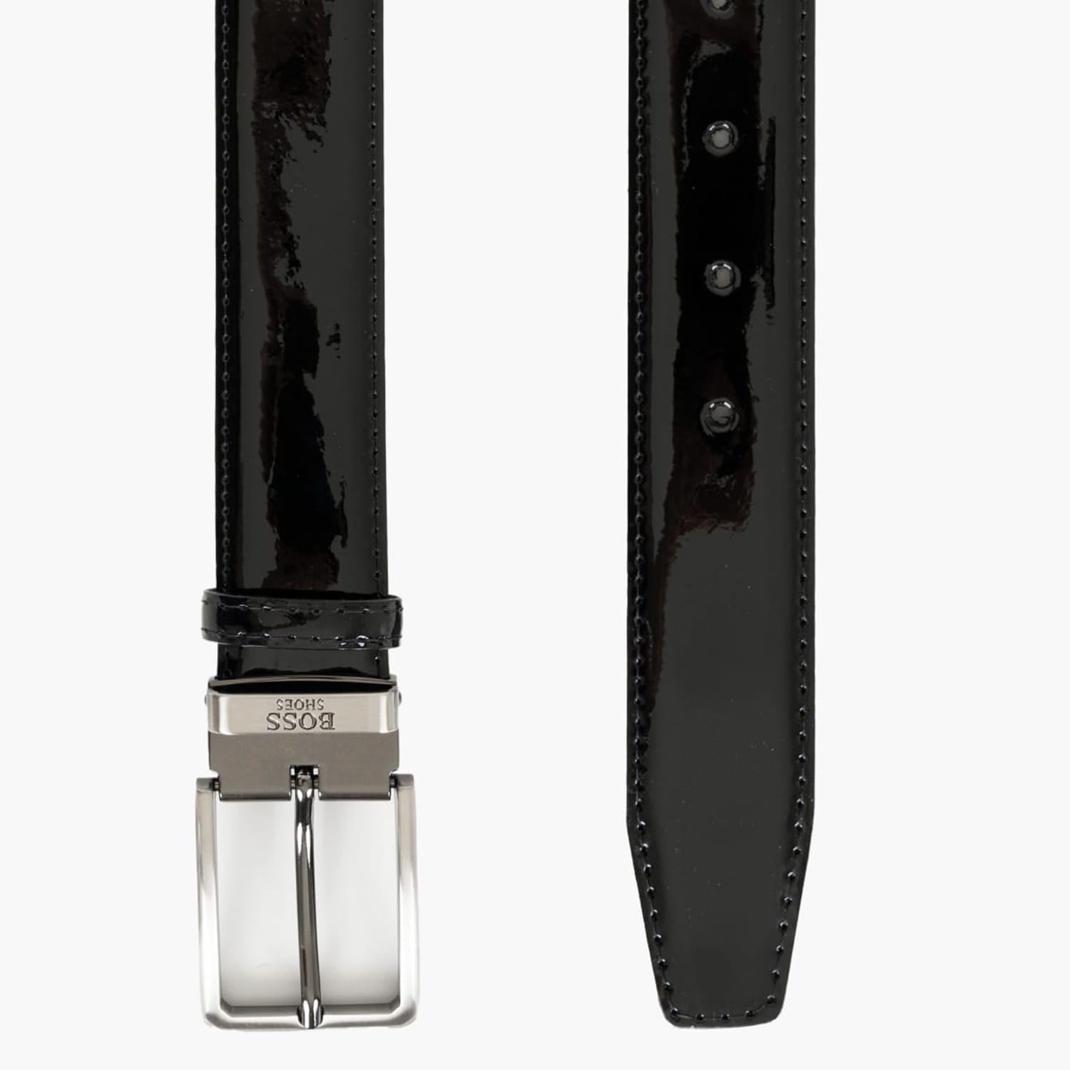 Men Belts BB008 Black Patent Leather Boss shoes Men Belts BB008 Black Patent Leather Boss shoes