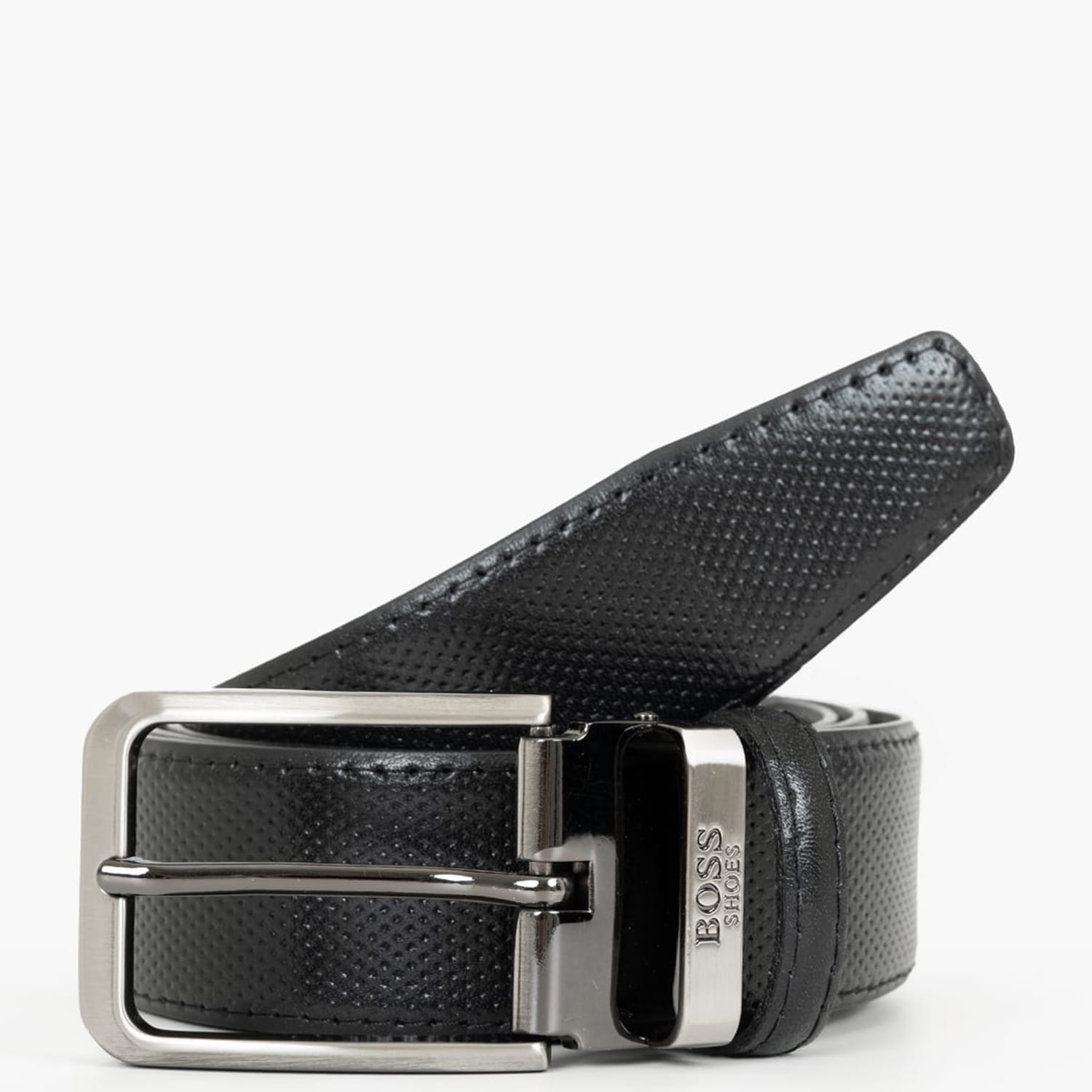 Ανδρικές Ζώνες BB009 Μαύρο Δέρμα Boss shoes