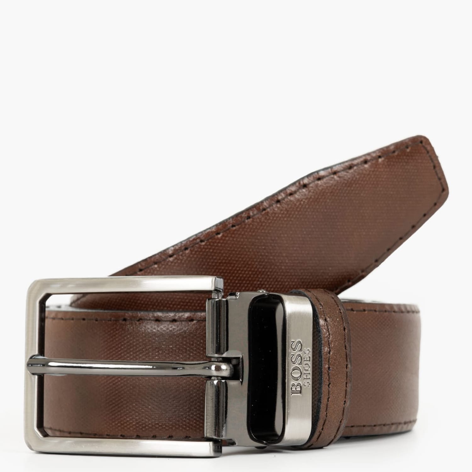 Ανδρικές Ζώνες BB010 Καφέ Δέρμα Boss shoes