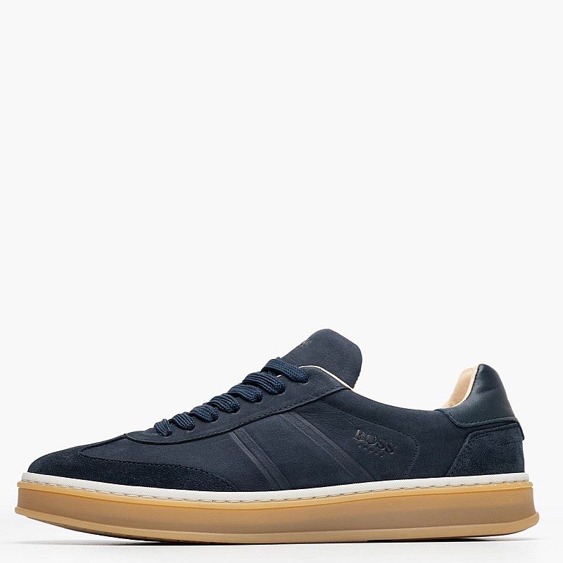 Ανδρικά Παπούτσια Casual BC110.A Μπλε Δέρμα Boss shoes