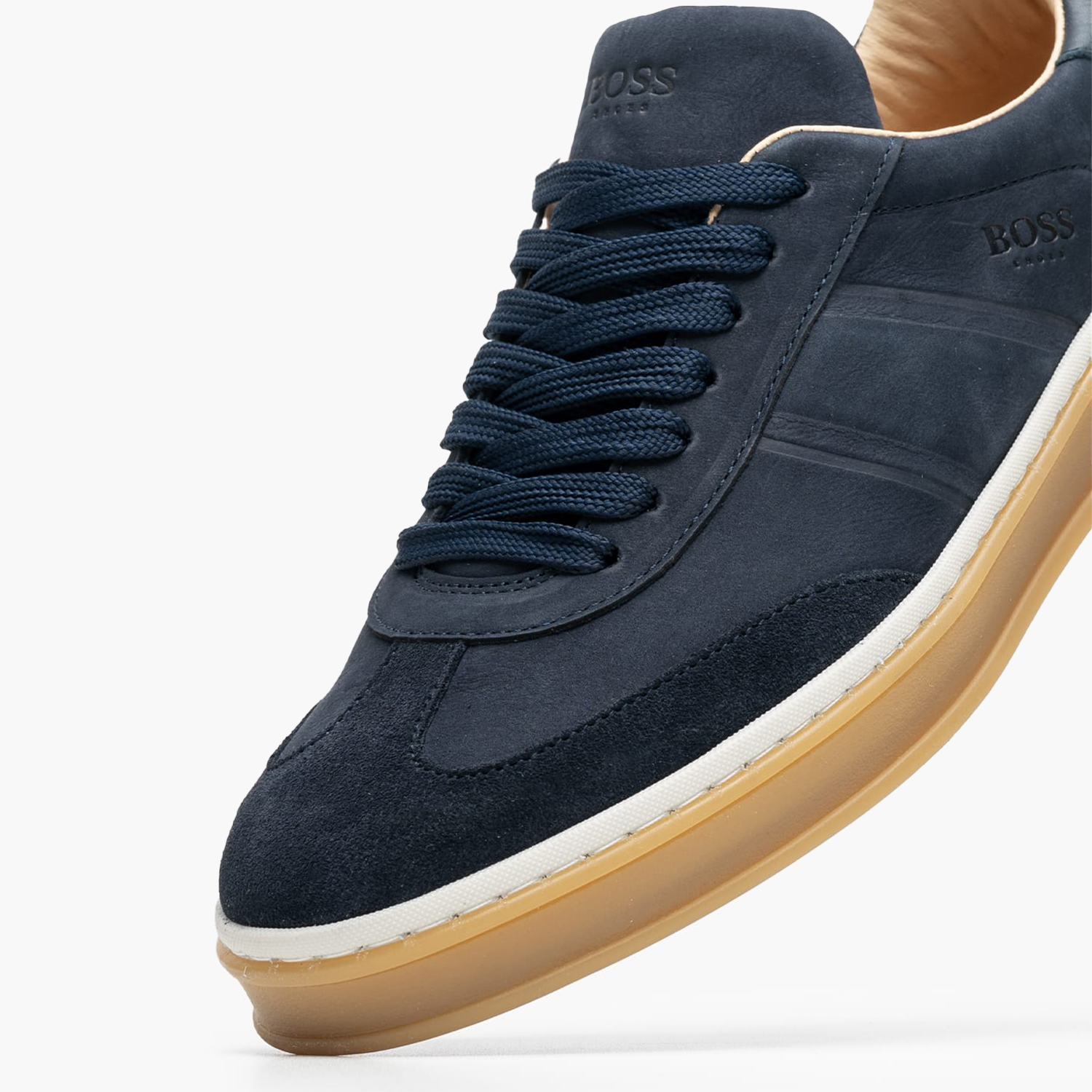 Ανδρικά Παπούτσια Casual BC110.A Μπλε Δέρμα Boss shoes