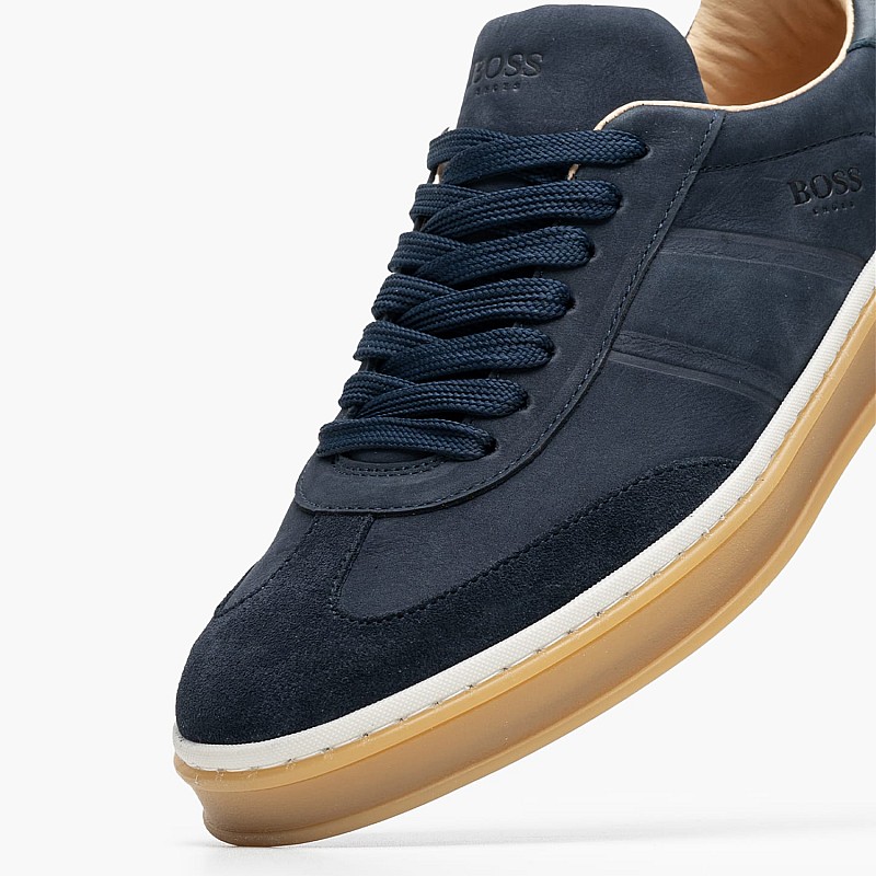Ανδρικά Παπούτσια Casual BC110.A Μπλε Δέρμα Boss shoes
