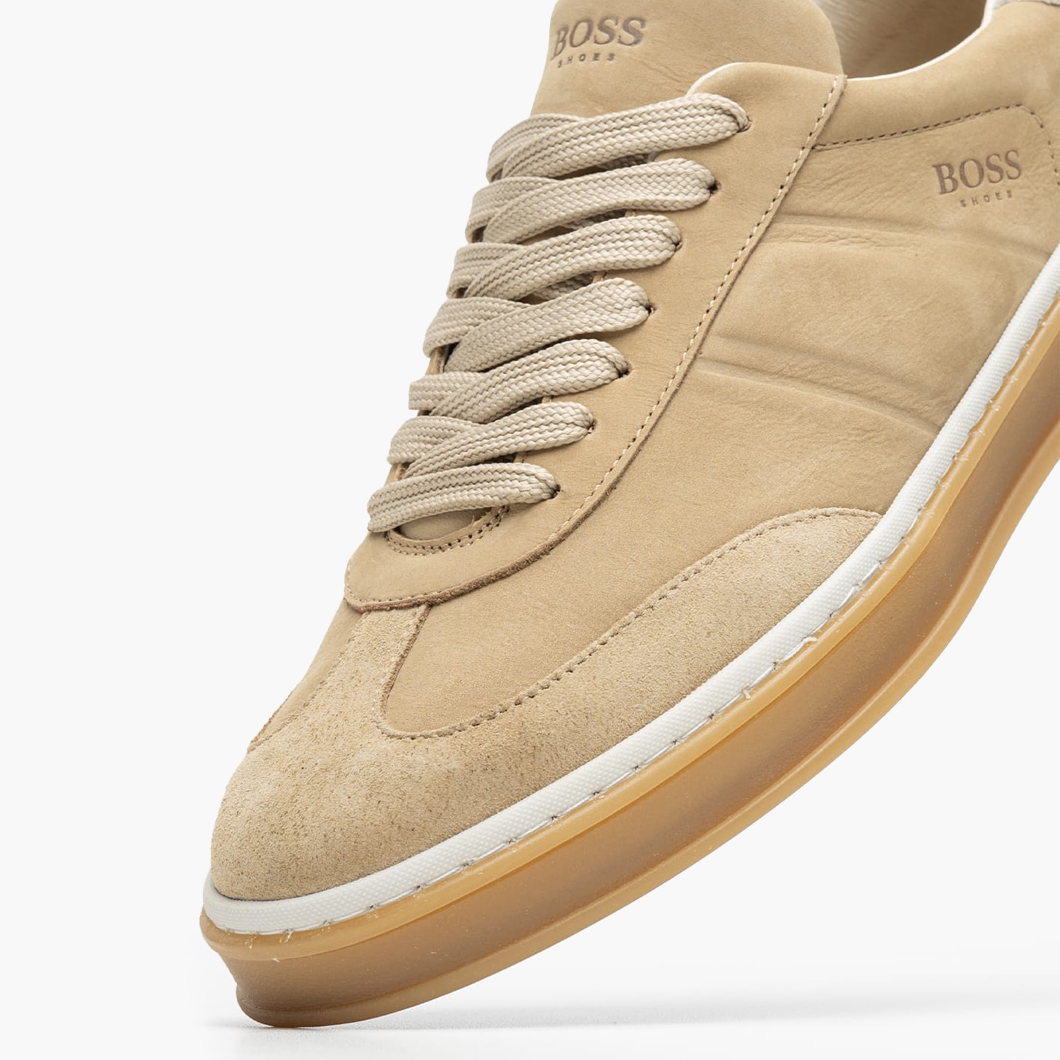 Ανδρικά Παπούτσια Casual BC110.A Μπεζ Δέρμα Boss shoes