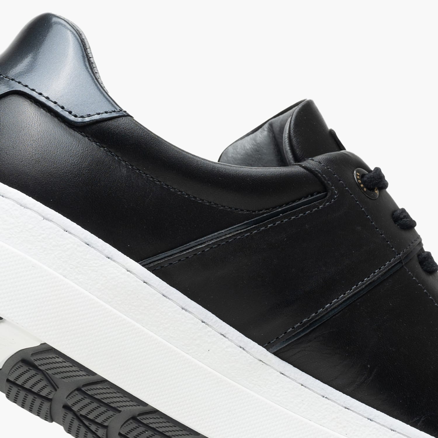 Ανδρικά Παπούτσια Casual BC121 Μαύρο Δέρμα Boss shoes Ανδρικά Παπούτσια Casual BC121 Μαύρο Δέρμα Boss shoes