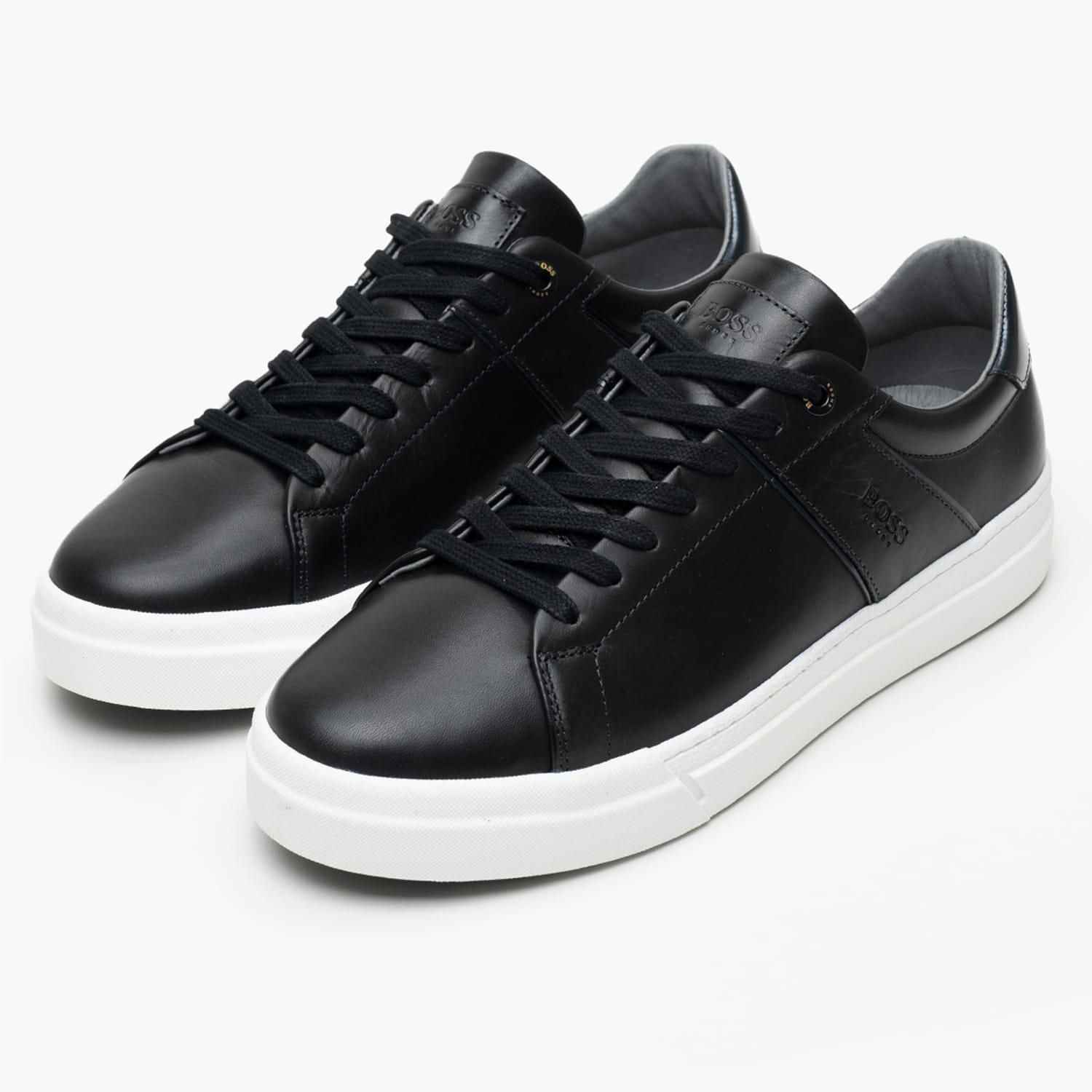 Ανδρικά Παπούτσια Casual BC121 Μαύρο Δέρμα Boss shoes Ανδρικά Παπούτσια Casual BC121 Μαύρο Δέρμα Boss shoes