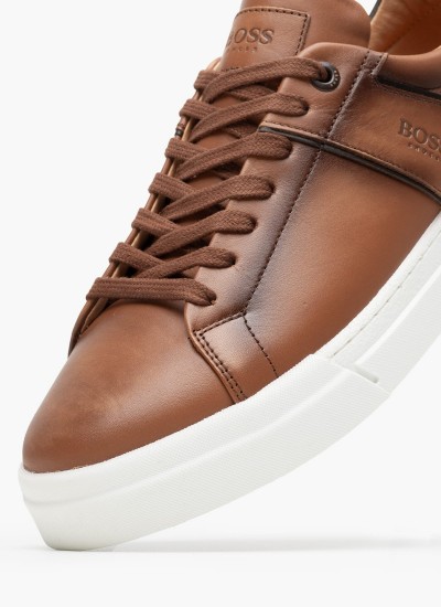 Ανδρικές Ζώνες ZB010 Μπλε Δέρμα Λουστρίνι Boss shoes