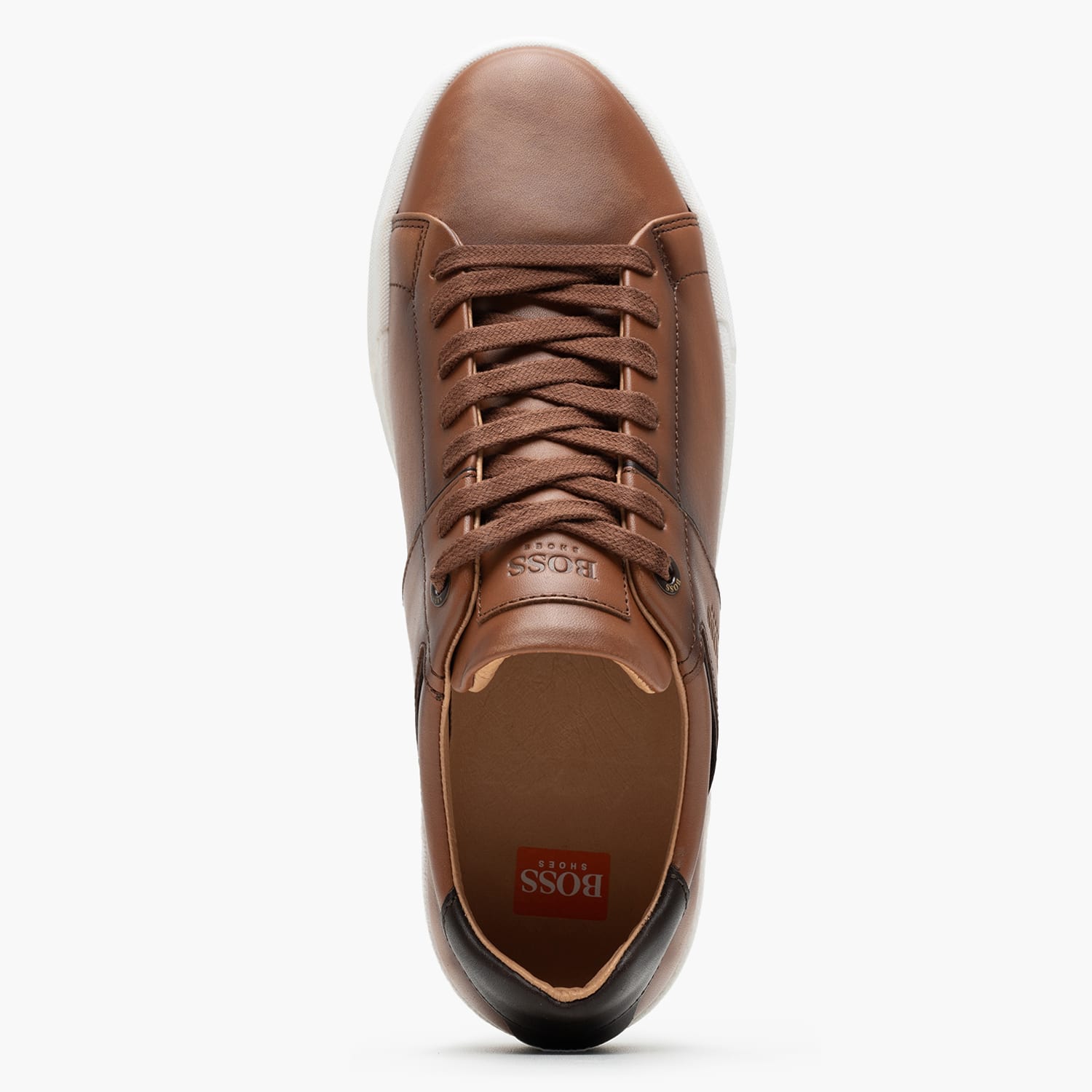 Ανδρικά Παπούτσια Casual BC121 Ταμπά Δέρμα Boss shoes Ανδρικά Παπούτσια Casual BC121 Ταμπά Δέρμα Boss shoes