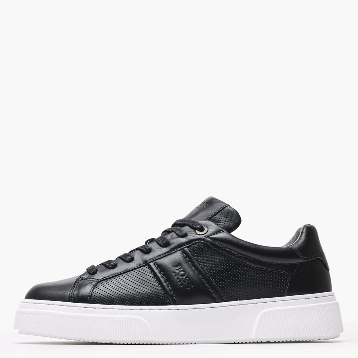 Ανδρικά Παπούτσια Casual BC340 Μαύρο Δέρμα Boss shoes
