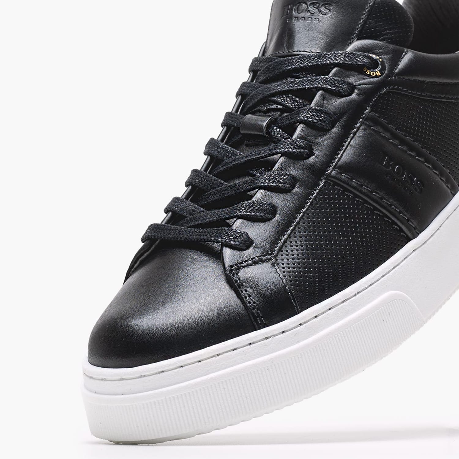 Ανδρικά Παπούτσια Casual BC340 Μαύρο Δέρμα Boss shoes