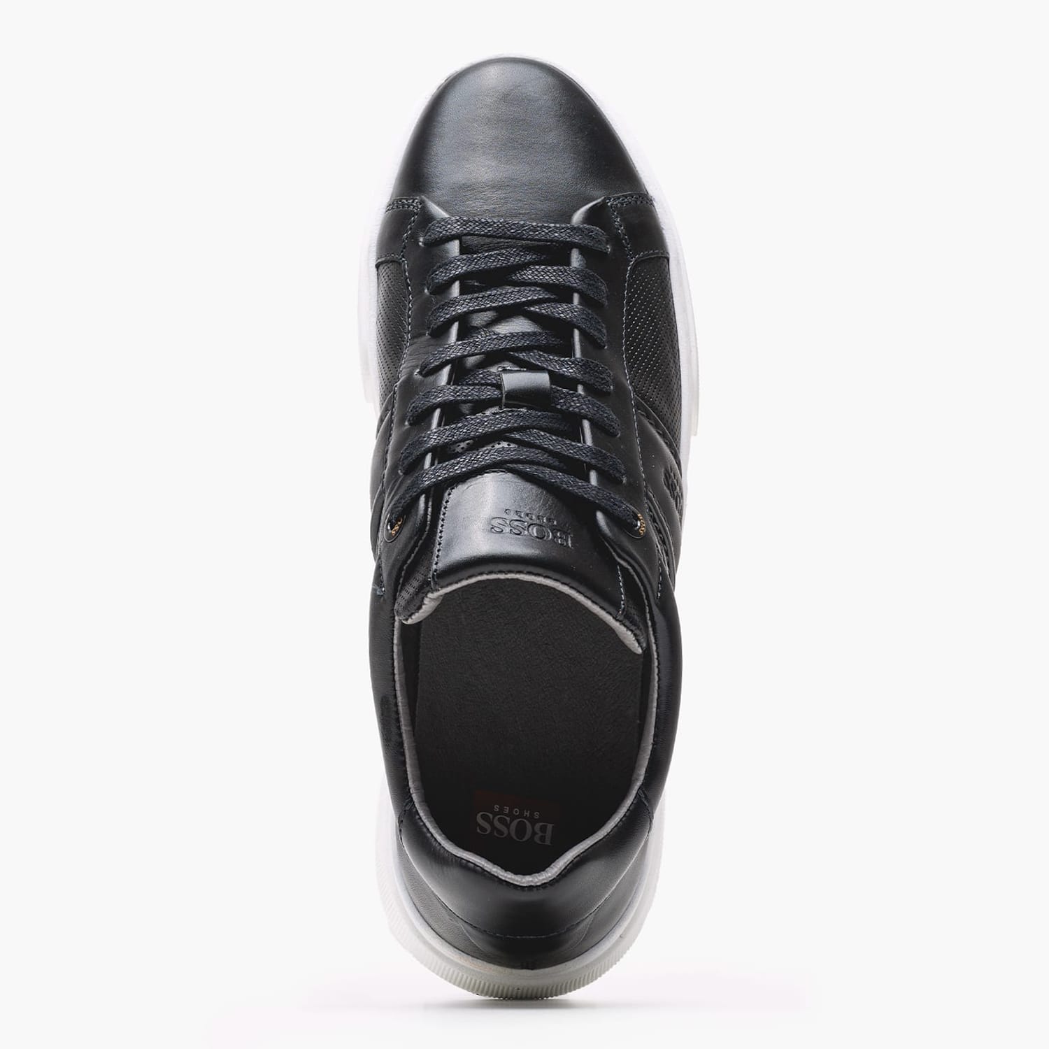 Men Casual Shoes BC340 Black Leather Boss shoes Men Casual Shoes BC340 Black Leather Boss shoes