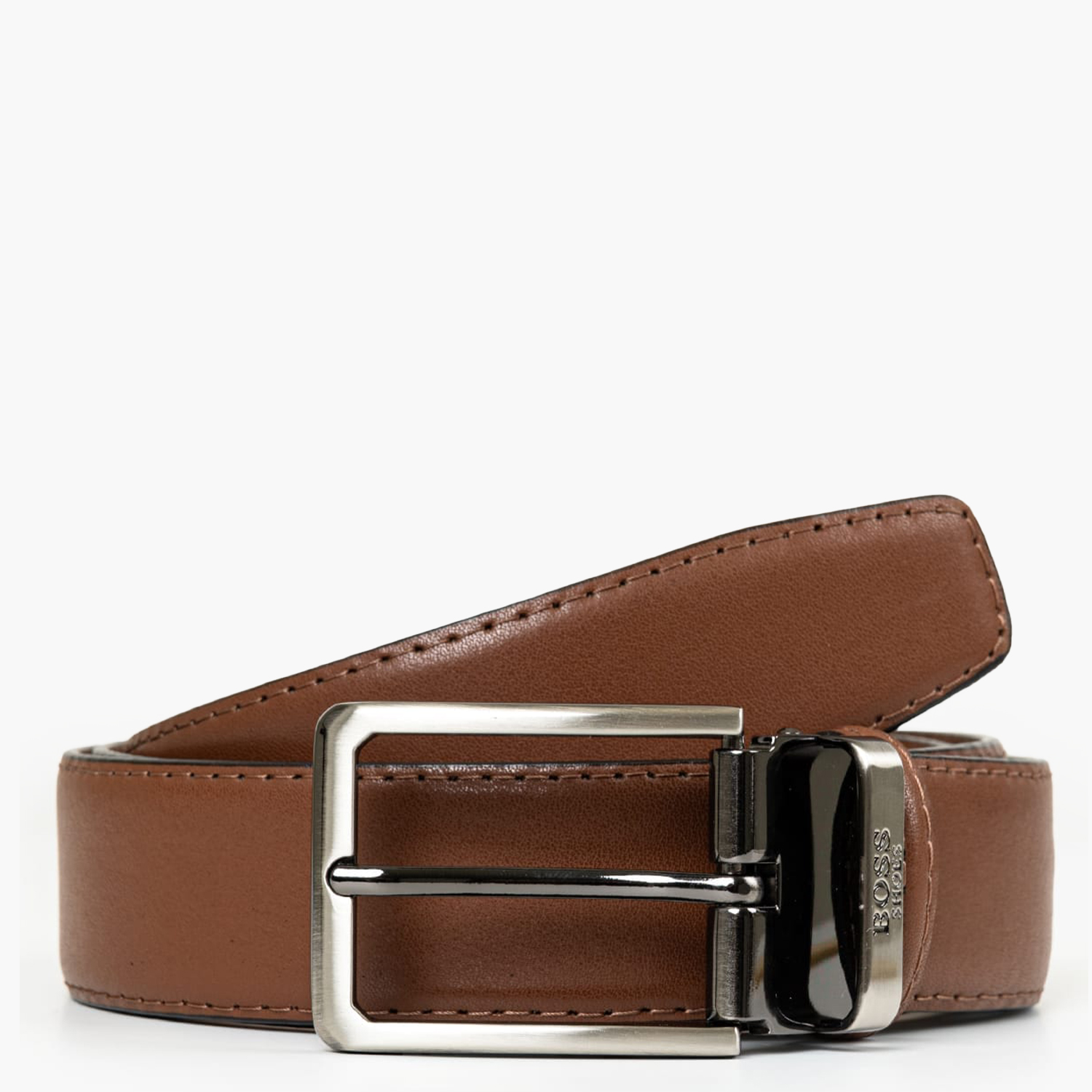 Ανδρικές Ζώνες BB002.B Ταμπά Δέρμα Boss shoes
