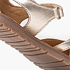 Kids Flip Flops & Sandals Betty.Or Gold Leather Kickers Kids Flip Flops & Sandals Betty.Or Gold Leather Kickers