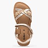 Kids Flip Flops & Sandals Betty.Or Gold Leather Kickers Kids Flip Flops & Sandals Betty.Or Gold Leather Kickers