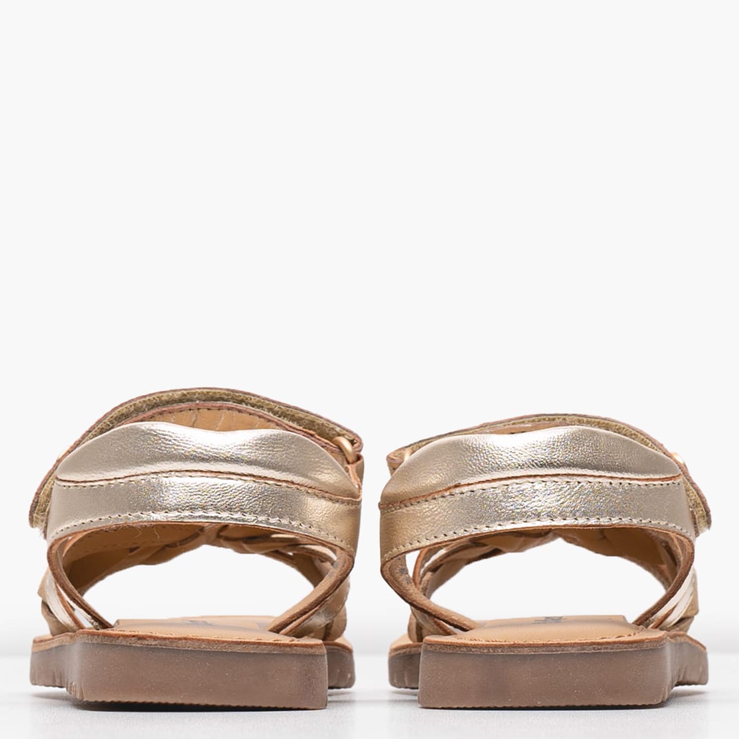 Kids Flip Flops & Sandals Betty.Or Gold Leather Kickers Kids Flip Flops & Sandals Betty.Or Gold Leather Kickers