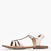 Kids Flip Flops & Sandals Diamanto.B White Leather Kickers Kids Flip Flops & Sandals Diamanto.B White Leather Kickers