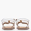 Kids Flip Flops & Sandals Diamanto.B White Leather Kickers Kids Flip Flops & Sandals Diamanto.B White Leather Kickers