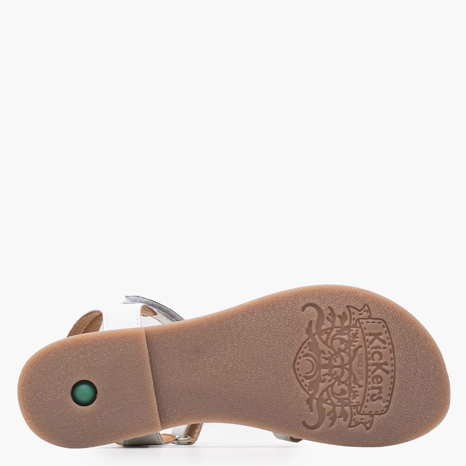 Kids Flip Flops & Sandals Diamanto.B White Leather Kickers Kids Flip Flops & Sandals Diamanto.B White Leather Kickers