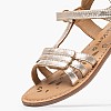 Kids Flip Flops & Sandals Diamanto.Or Gold Leather Kickers Kids Flip Flops & Sandals Diamanto.Or Gold Leather Kickers