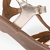 Kids Flip Flops & Sandals Diamanto.Or Gold Leather Kickers Kids Flip Flops & Sandals Diamanto.Or Gold Leather Kickers