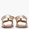 Kids Flip Flops & Sandals Diamanto.Or Gold Leather Kickers Kids Flip Flops & Sandals Diamanto.Or Gold Leather Kickers