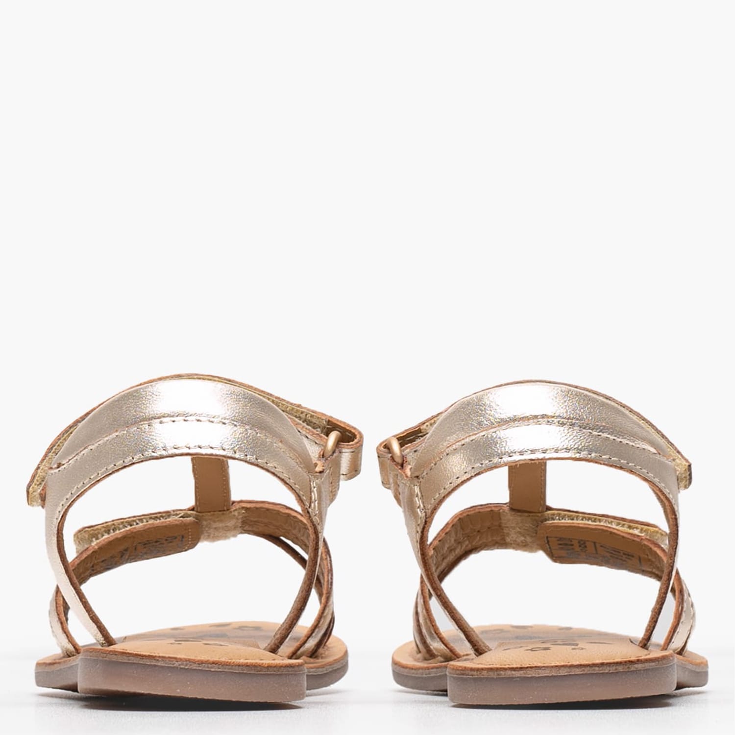 Kids Flip Flops & Sandals Diamanto.Or Gold Leather Kickers Kids Flip Flops & Sandals Diamanto.Or Gold Leather Kickers