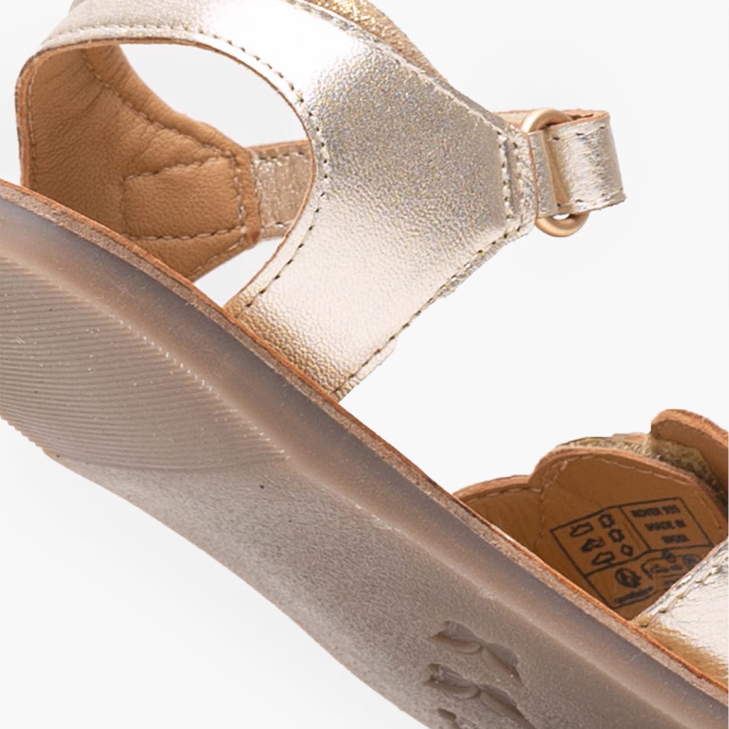 Kids Flip Flops & Sandals Dyastar.Or Gold Leather Kickers Kids Flip Flops & Sandals Dyastar.Or Gold Leather Kickers