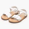 Kids Flip Flops & Sandals Dyastar White Leather Kickers Kids Flip Flops & Sandals Dyastar White Leather Kickers