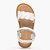 Kids Flip Flops & Sandals Dyastar White Leather Kickers Kids Flip Flops & Sandals Dyastar White Leather Kickers