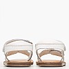 Kids Flip Flops & Sandals Dyastar White Leather Kickers Kids Flip Flops & Sandals Dyastar White Leather Kickers