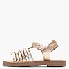 Kids Flip Flops & Sandals Kick.Prella Bronze Leather Kickers Kids Flip Flops & Sandals Kick.Prella Bronze Leather Kickers