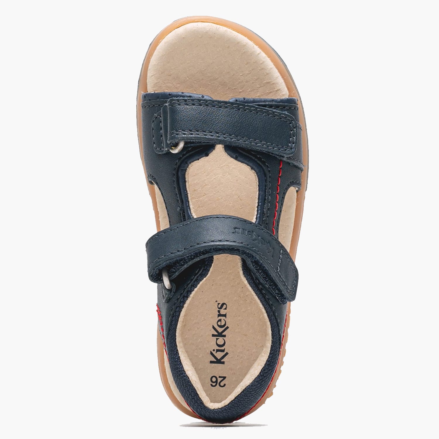 Kids Flip Flops & Sandals Platino Blue Leather Kickers Kids Flip Flops & Sandals Platino Blue Leather Kickers