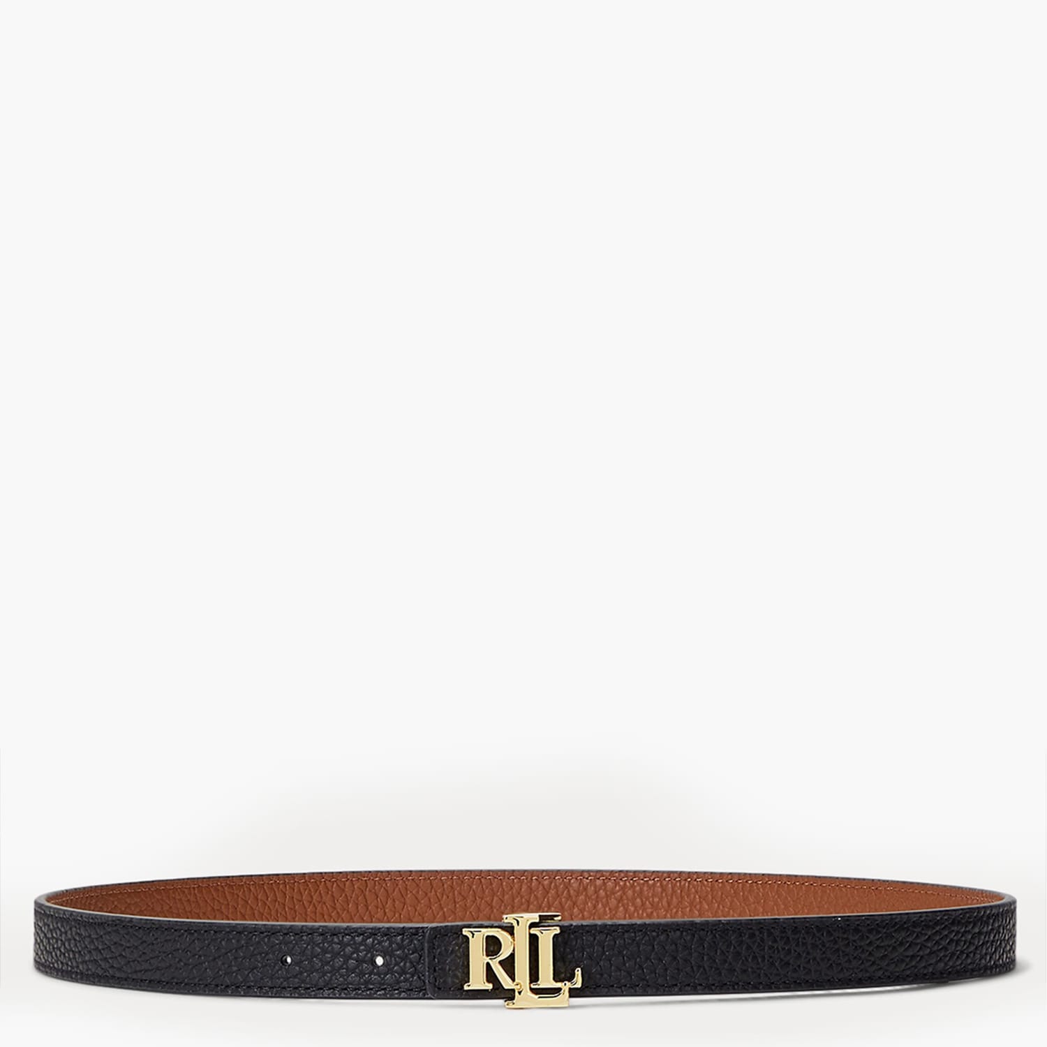 Γυναικείες Ζώνες 412912038 Μαύρο Δέρμα Ralph Lauren