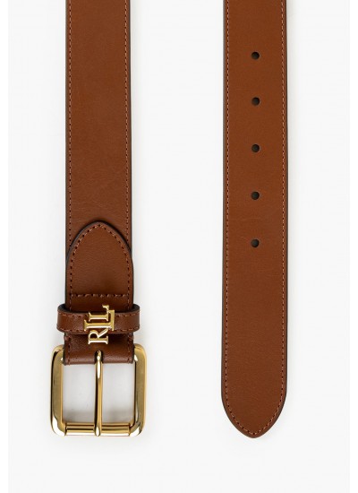 Γυναικείες Ζώνες 412968765 Ταμπά Δέρμα Ralph Lauren