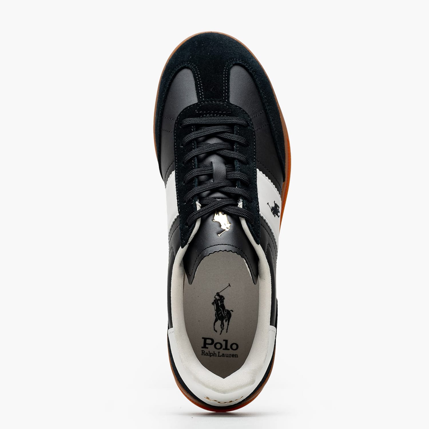 Ανδρικά Παπούτσια Casual Aera.Pp Μαύρο Δέρμα Καστόρι Ralph Lauren Ανδρικά Παπούτσια Casual Aera.Pp Μαύρο Δέρμα Καστόρι Ralph Lauren
