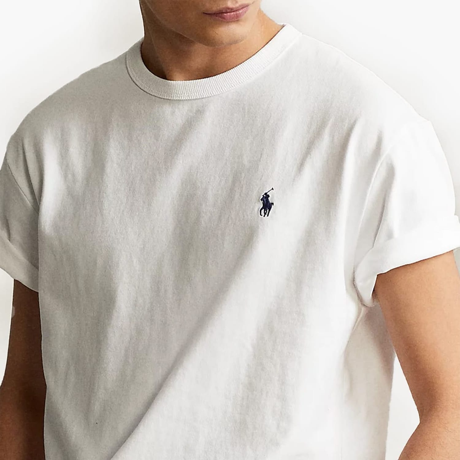 Ανδρικές Μπλούζες Core.Season Άσπρο Βαμβάκι Ralph Lauren