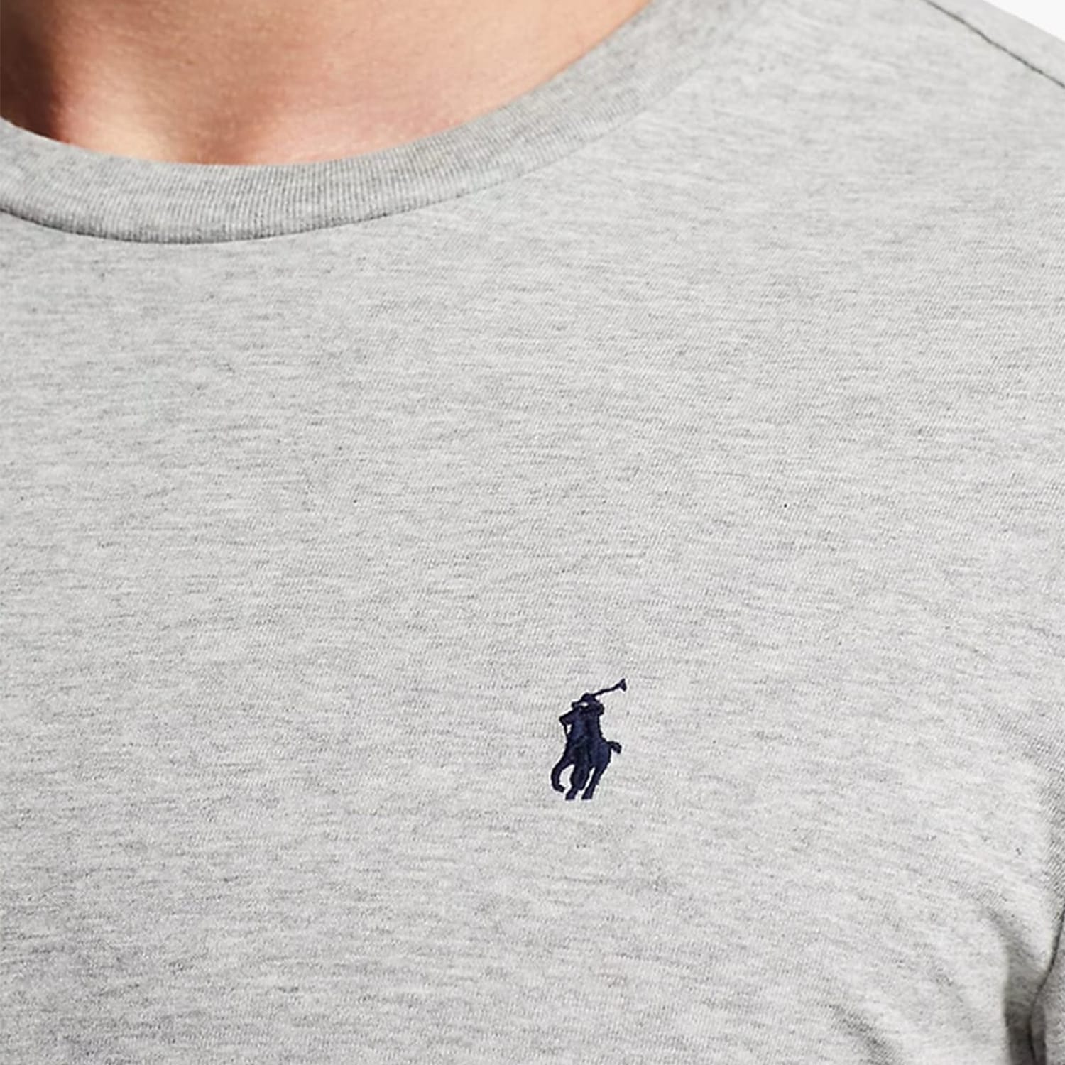 Men T-Shirts Core.Season Grey Cotton Ralph Lauren Men T-Shirts Core.Season Grey Cotton Ralph Lauren