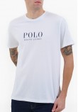 Ανδρικές Μπλούζες Fall.Crew Άσπρο Βαμβάκι Ralph Lauren