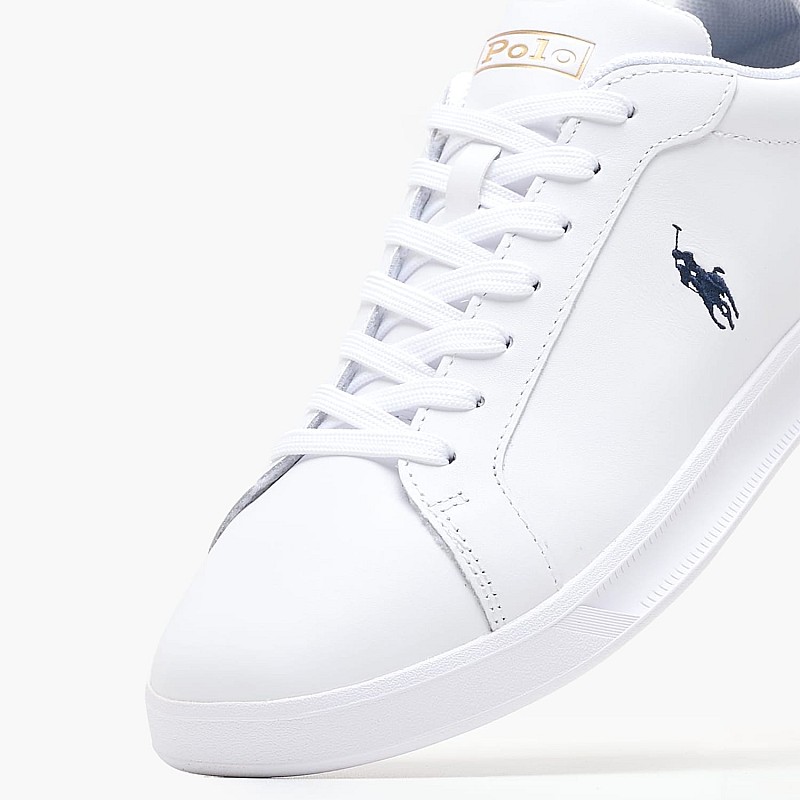 Ανδρικά Παπούτσια Casual Hrt.3003.W Άσπρο Δέρμα Ralph Lauren