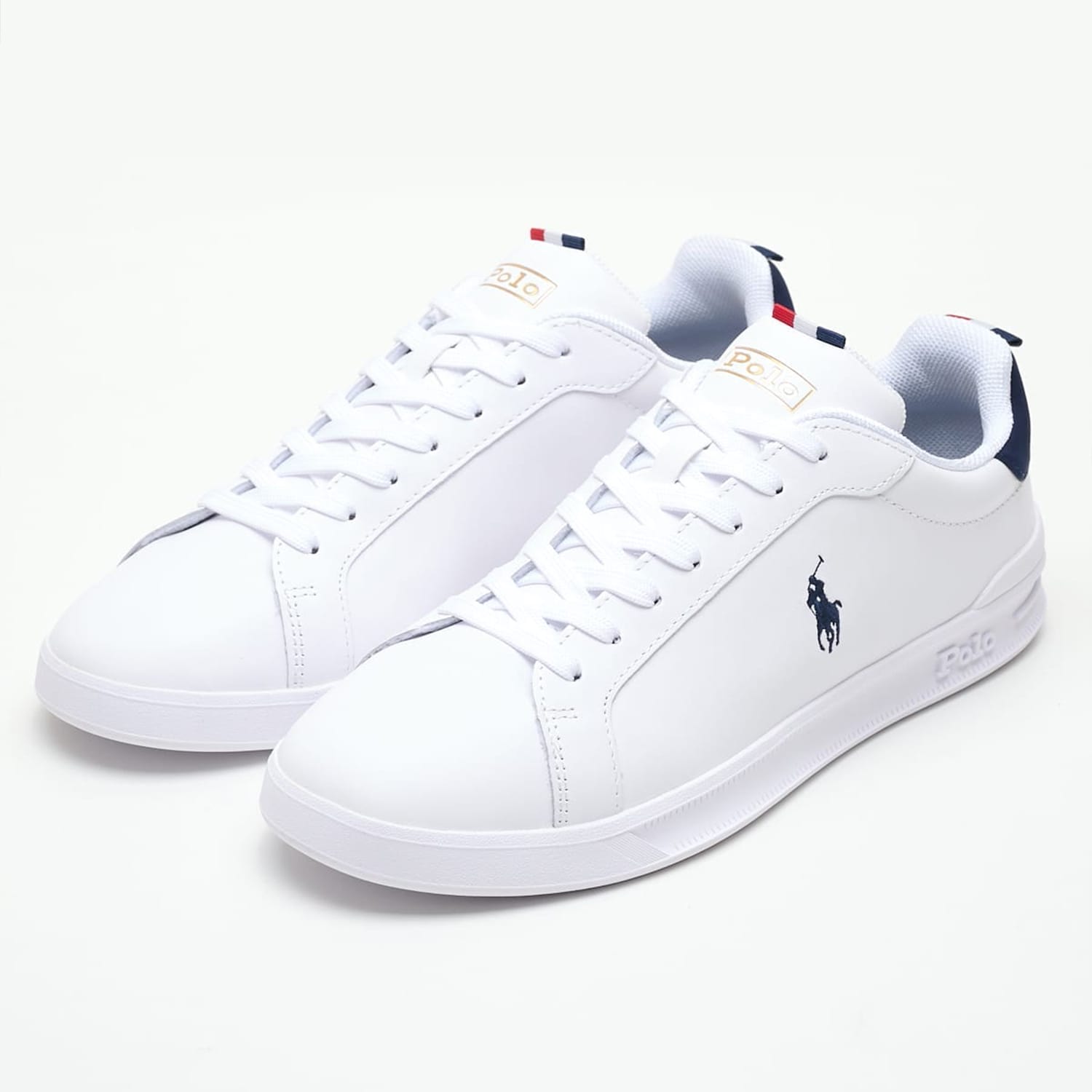 Ανδρικά Παπούτσια Casual Hrt.3003.W Άσπρο Δέρμα Ralph Lauren Ανδρικά Παπούτσια Casual Hrt.3003.W Άσπρο Δέρμα Ralph Lauren
