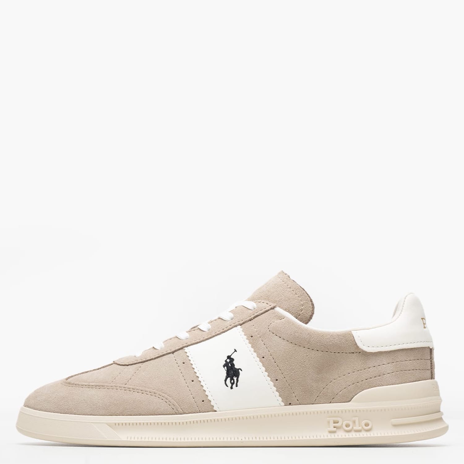 Ανδρικά Παπούτσια Casual Hrt.Aera Μπεζ Δέρμα Καστόρι Ralph Lauren