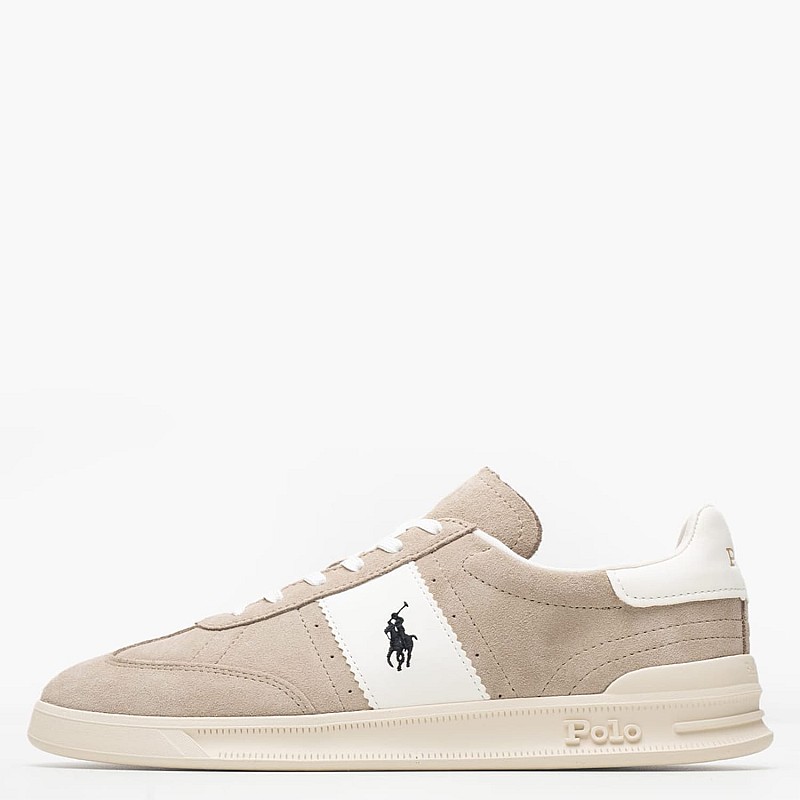 Men Casual Shoes Hrt.Aera Beige Buckskin Ralph Lauren