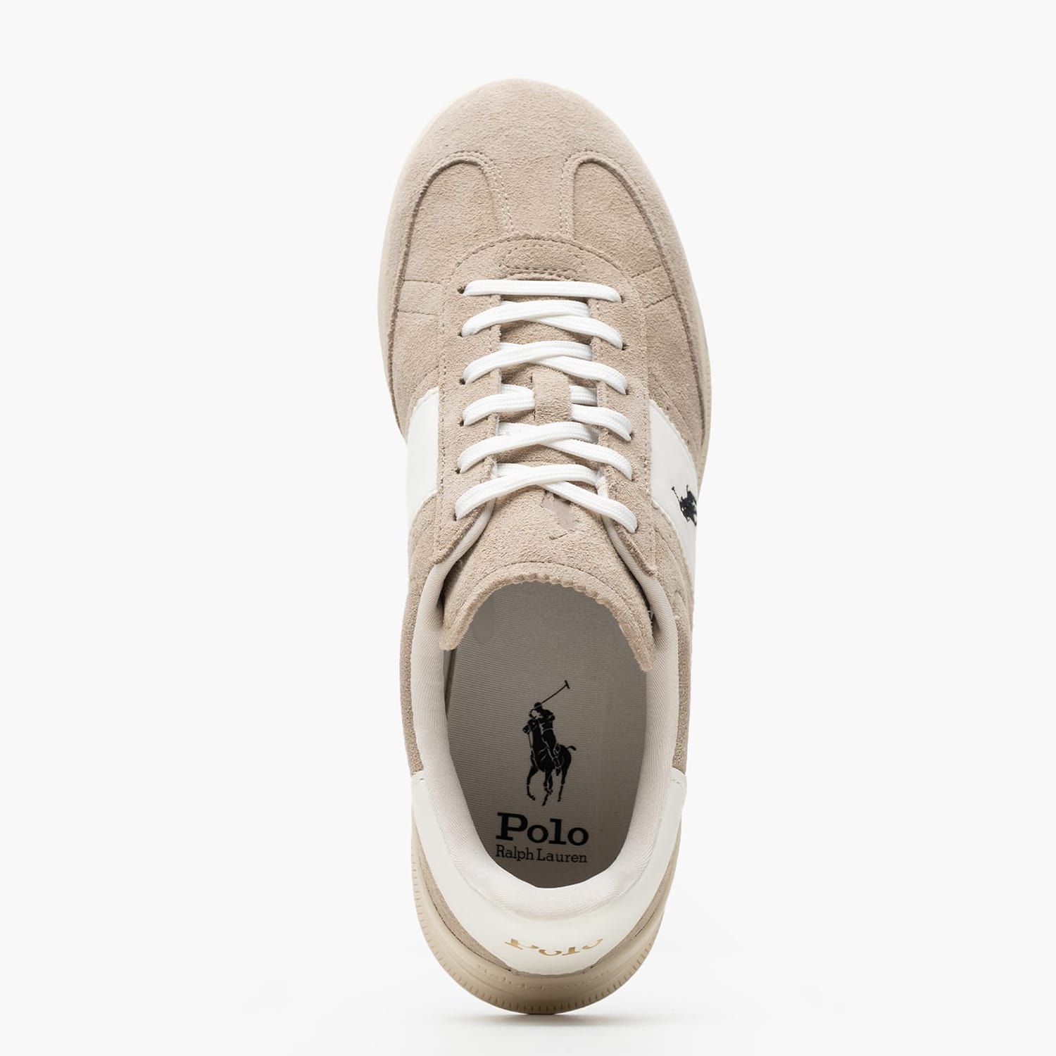 Ανδρικά Παπούτσια Casual Hrt.Aera Μπεζ Δέρμα Καστόρι Ralph Lauren
