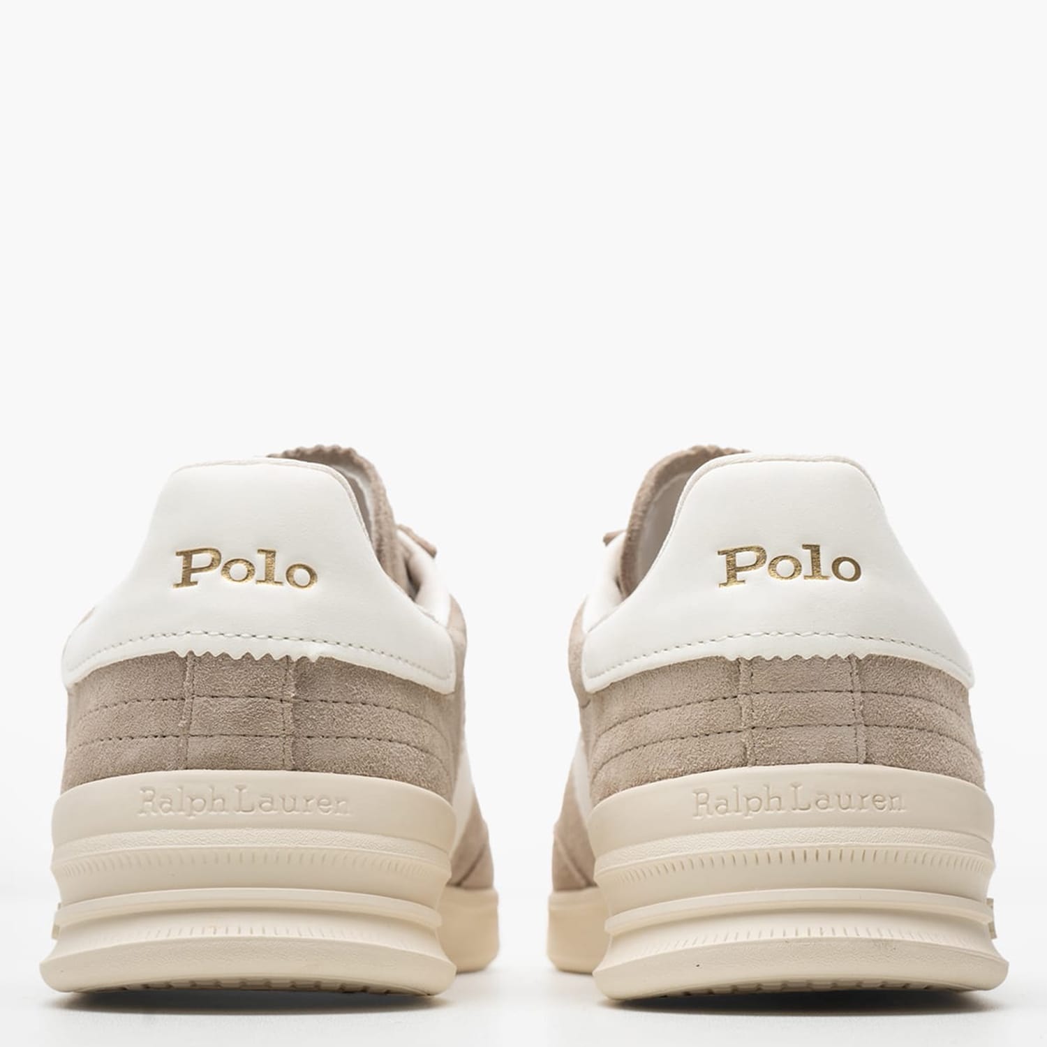 Ανδρικά Παπούτσια Casual Hrt.Aera Μπεζ Δέρμα Καστόρι Ralph Lauren