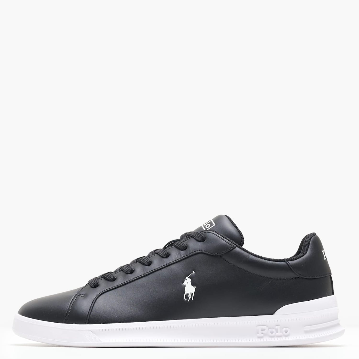 Ανδρικά Παπούτσια Casual Hrt.Toplace Μαύρο Δέρμα Ralph Lauren