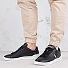 Ανδρικά Παπούτσια Casual Hrt.Toplace Μαύρο Δέρμα Ralph Lauren Ανδρικά Παπούτσια Casual Hrt.Toplace Μαύρο Δέρμα Ralph Lauren