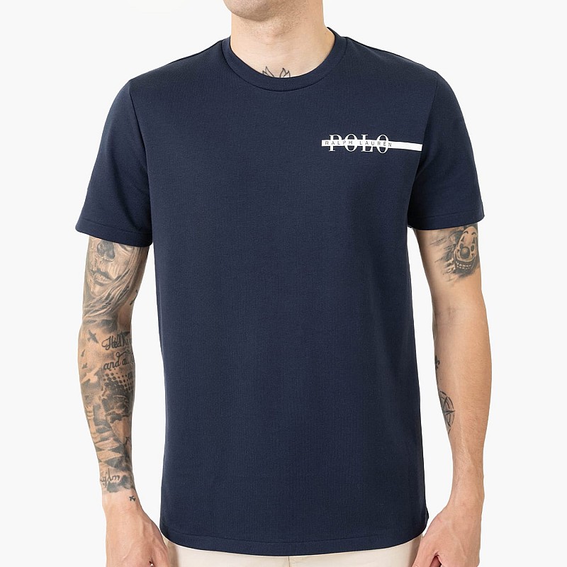 Ανδρικές Μπλούζες Lounge.Top Σκούρο Μπλε Βαμβάκι Ralph Lauren